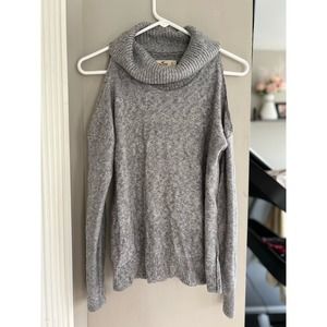 Hollister Gray Turtleneck Knit Top S